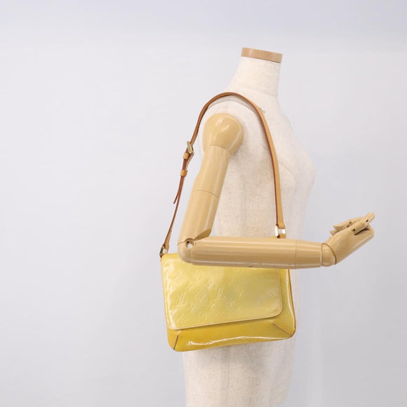 LOUIS VUITTON Monogram Vernis Thompson Street Bag Gris M91008 LV Auth 209400