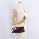 Jimmy Choo Rob Pruitt Sweetie Chain Shoulder Bag Plastic Pink Gold Auth 209410V-26