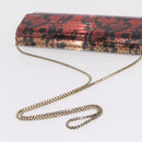 Jimmy Choo Rob Pruitt Sweetie Chain Shoulder Bag Plastic Pink Gold Auth 209410V-7