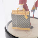 LOUIS VUITTON Pageboy Snow Globe Glass Red Clear LV Auth 209411A-15