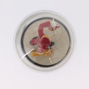 LOUIS VUITTON Pageboy Snow Globe Glass Red Clear LV Auth 209411A-6