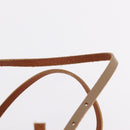 FENDI Zucchino Canvas Hand Bag Coated Canvas Orange Gold Auth 209422-9