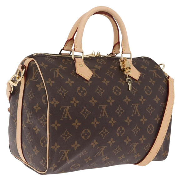 LOUIS VUITTON Monogram Speedy Bandouliere 30 Bag 2way M41112 LV Auth 209430SAV