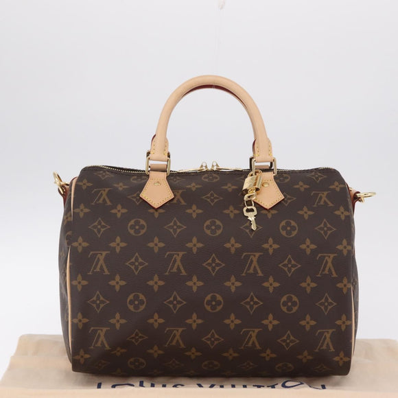 LOUIS VUITTON Monogram Speedy Bandouliere 30 Bag 2way M41112 LV Auth 209430SAV
