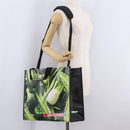 Balenciaga Antwerp Tote Bag Leather 2way Green Silver 787982 Auth 209431V-26