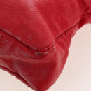 Balenciaga The First Hand Bag Leather 2way Red 103208 Auth 209432V-14