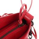Balenciaga The First Hand Bag Leather 2way Red 103208 Auth 209432V-17