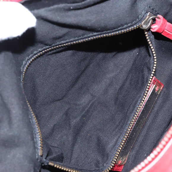 Balenciaga The First Hand Bag Leather 2way Red 103208 Auth 209432V