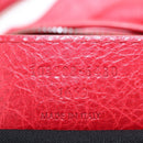Balenciaga The First Hand Bag Leather 2way Red 103208 Auth 209432V-25
