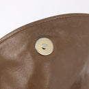 Bottega Veneta INTRECCIATO Shoulder Bag Leather Beige Gold Auth 209433A-17