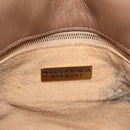 Bottega Veneta INTRECCIATO Shoulder Bag Leather Beige Gold Auth 209433A-19