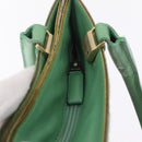 Bottega Veneta INTRECCIATO Tote Bag Harako leather Green Gold Auth 209434A-20