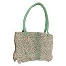 Bottega Veneta INTRECCIATO Tote Bag Harako leather Green Gold Auth 209434A-1