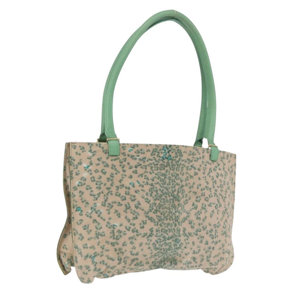 Bottega Veneta INTRECCIATO Tote Bag Harako leather Green Gold Auth 209434A