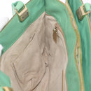 Bottega Veneta INTRECCIATO Tote Bag Harako leather Green Gold Auth 209434A-22