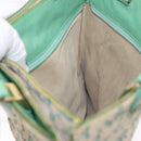 Bottega Veneta INTRECCIATO Tote Bag Harako leather Green Gold Auth 209434A-26
