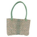 Bottega Veneta INTRECCIATO Tote Bag Harako leather Green Gold Auth 209434A-13