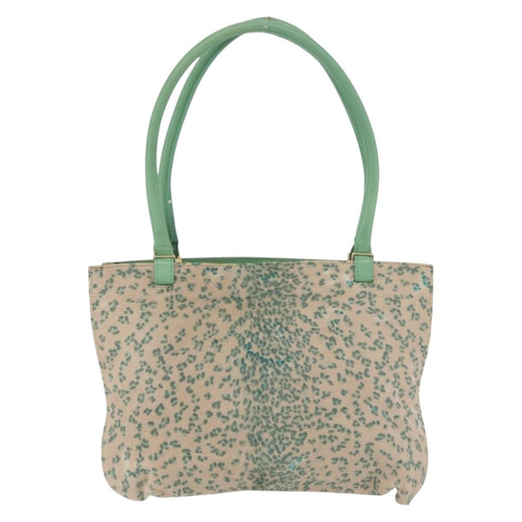 Bottega Veneta INTRECCIATO Tote Bag Harako leather Green Gold Auth 209434A