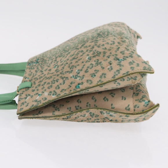 Bottega Veneta INTRECCIATO Tote Bag Harako leather Green Gold Auth 209434A