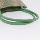 Bottega Veneta INTRECCIATO Tote Bag Harako leather Green Gold Auth 209434A-8