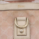 GUCCI GG Canvas Tote Bag Pink Gold 141472 Auth 209435-16