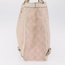 GUCCI GG Canvas Tote Bag Pink Gold 141472 Auth 209435-5