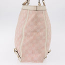 GUCCI GG Canvas Tote Bag Pink Gold 141472 Auth 209435-6