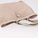 GUCCI GG Canvas Tote Bag Pink Gold 141472 Auth 209435-7
