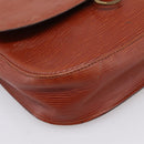 LOUIS VUITTON Epi Saint Cloud GM Shoulder Bag Brown M52193 LV Auth 209436-11