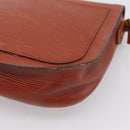 LOUIS VUITTON Epi Saint Cloud GM Shoulder Bag Brown M52193 LV Auth 209436-12
