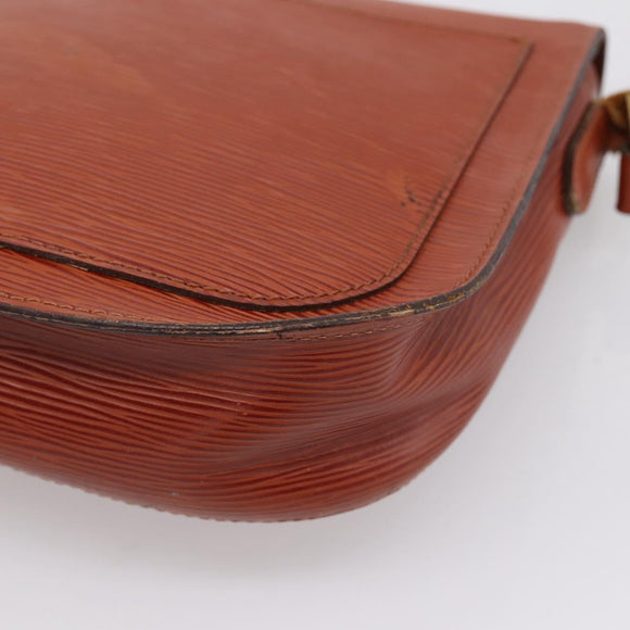 LOUIS VUITTON Epi Saint Cloud GM Shoulder Bag Brown M52193 LV Auth 209436