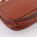 LOUIS VUITTON Epi Saint Cloud GM Shoulder Bag Brown M52193 LV Auth 209436-13