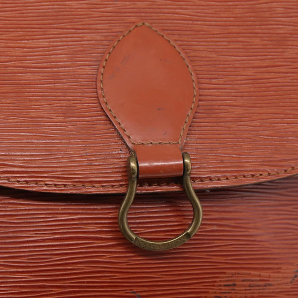 LOUIS VUITTON Epi Saint Cloud GM Shoulder Bag Brown M52193 LV Auth 209436