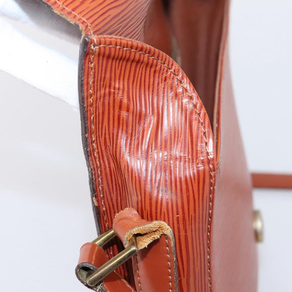 LOUIS VUITTON Epi Saint Cloud GM Shoulder Bag Brown M52193 LV Auth 209436