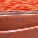 LOUIS VUITTON Epi Saint Cloud GM Shoulder Bag Brown M52193 LV Auth 209436-19