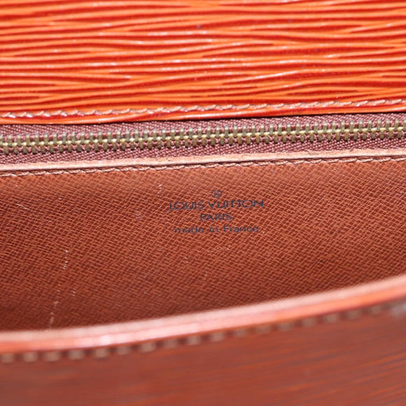 LOUIS VUITTON Epi Saint Cloud GM Shoulder Bag Brown M52193 LV Auth 209436