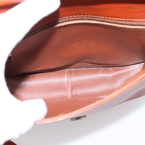 LOUIS VUITTON Epi Saint Cloud GM Shoulder Bag Brown M52193 LV Auth 209436