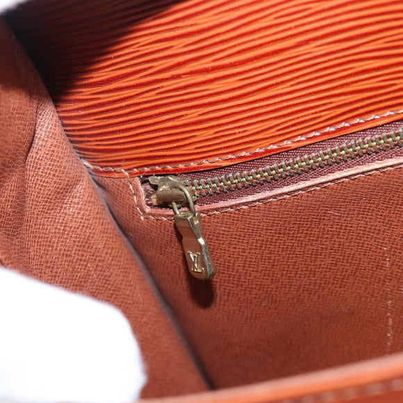LOUIS VUITTON Epi Saint Cloud GM Shoulder Bag Brown M52193 LV Auth 209436