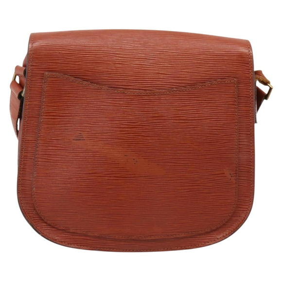 LOUIS VUITTON Epi Saint Cloud GM Shoulder Bag Brown M52193 LV Auth 209436