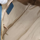 Chloe Paraty Hand Bag Leather 2way Blue Gold Auth 209438V-23