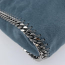 Stella McCartney Chain Falabella Shoulder Bag Polyester Blue Silver Auth 209439V-15