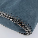 Stella McCartney Chain Falabella Shoulder Bag Polyester Blue Silver Auth 209439V-17