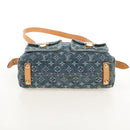 LOUIS VUITTON Monogram Denim Buggy PM Shoulder Bag Blue M95049 LV Auth 209440V-5