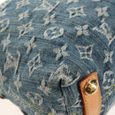 LOUIS VUITTON Monogram Denim Buggy PM Shoulder Bag Blue M95049 LV Auth 209440V-18