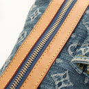 LOUIS VUITTON Monogram Denim Buggy PM Shoulder Bag Blue M95049 LV Auth 209440V-22