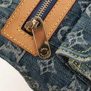 LOUIS VUITTON Monogram Denim Buggy PM Shoulder Bag Blue M95049 LV Auth 209440V-23