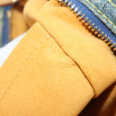 LOUIS VUITTON Monogram Denim Buggy PM Shoulder Bag Blue M95049 LV Auth 209440V-11