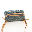 LOUIS VUITTON Monogram Denim Buggy PM Shoulder Bag Blue M95049 LV Auth 209440V-6