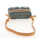 LOUIS VUITTON Monogram Denim Buggy PM Shoulder Bag Blue M95049 LV Auth 209440V-7