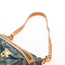 LOUIS VUITTON Monogram Denim Buggy PM Shoulder Bag Blue M95049 LV Auth 209440V-14